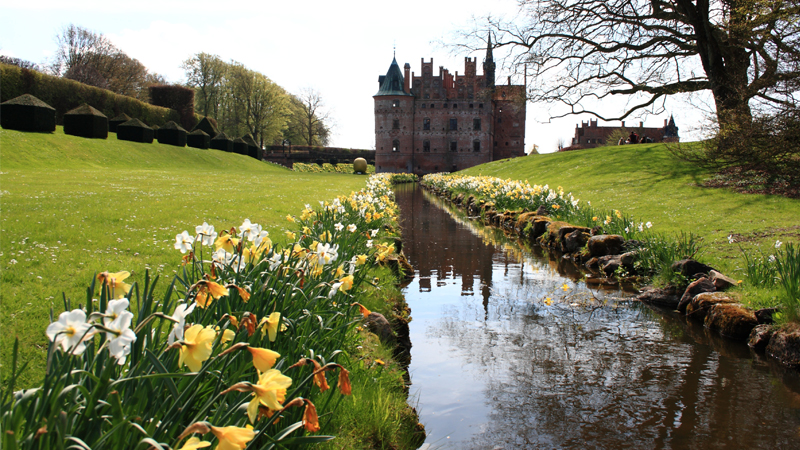 Danska tr�dg�rdar och slott